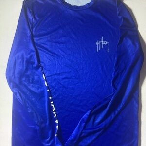 Guy Harvey Vibrant Blue Long Sleeve Tee